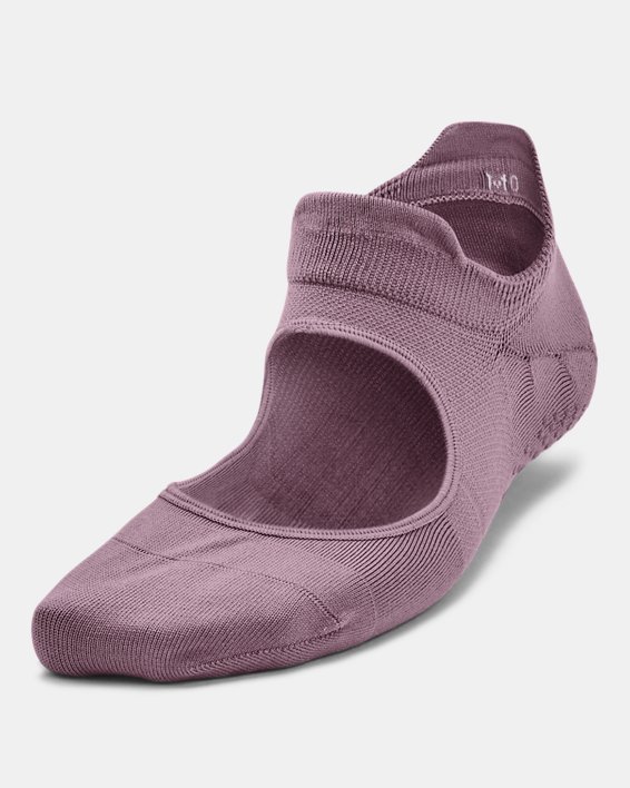 Women's UA Breathe Balance 2-Pack Socks in Purple image number 1
